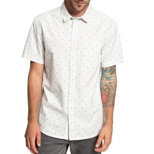 🔥 QUIKSILVER MIN FINS BUTTON DOWN SHIRT 🔥